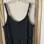 Double Zero  Classic Black tank style ribbed jumpsuit, medium Photo 8
