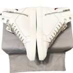 Zadig & Voltaire NIB  High Flash Leather Sneakers Red Lightening Bolt 37 Photo 3