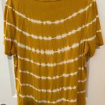 Old Navy Mustard Tie-Dye Women's Top Photo 1