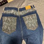 Ranch Dress’n Chic Blue Boot Cut Jeans with Patterned Cowgirl 🤠 Pocket Size M Photo 3