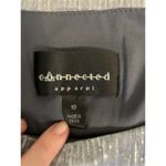 Women’s Metallic Tinsel Silver Shift Tiered Dress 10 Photo 7