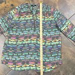 Lior Paris Multicolored Zip Collar 3/4 Sleeves XL Black Photo 5