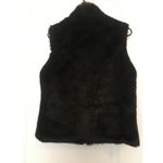 NeckWorks Women's Full Zip Faux Fur Vest Jacket Lined Size XS Brown Photo 6