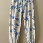 Z by Zella Lotus Tie Dye Joggers Active Lounge Pants Blue White Size S Photo 0