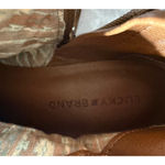 Lucky Brand  Womens Brolley Suede Leather Brown Ankle‎ Booties Boots Shoes 7.5 Photo 3