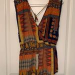 On Twelfth  Low V-Neck Chest & Back Open Sides Romper Size Small EUC #6301 Photo 1