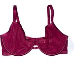 Auden BUNDLE Bra Set 34D Maroon Underwire Lace & Pink Demi medium Size undefined Photo 5