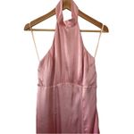 Free People Sunset Pink/Red Ombre Halter Satin Midi Dress Size 8 NWT Boho Photo 3