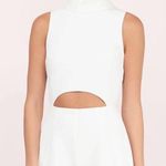 Tobi  Cut Out White High Neck Romper Photo 0