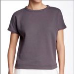 Lime & Vine Womens Small Grey Zip Off Sleeves Crewneck‎ Sweatshirt Gray Photo 0
