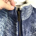 Womens Shearling Lambskin Vest Blue Size M Audrey Talbott Made In New Zealand Size M Photo 8