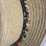 Straw Hat Steve Madden Colorful Pom-Pom Straw Hat Photo 6