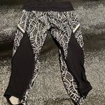 Lululemon Womens sz2 Run a marathon crop Pretty Palm wunder align leggings Photo 1