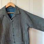 Asiatica Kansas City Indigo Dyed Quilted Jacket Blue Size M Photo 4
