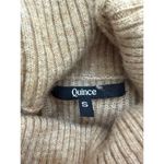 Quince  Women's Cream Turtle Neck Long Sleeves Pullover Sweater Size Small Photo 3