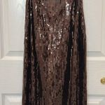 NWT Retrofete Ember Strapless Sequin Maxi Dress in Dark Chocolate Size XS Brown Photo 9
