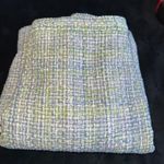 Pendleton  Silk Blend Tweed‎ Skirt Petite Size 10 Blue Green Woven Career Photo 6