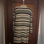 Ralph Lauren Lauren Striped Fringe Cardigan Sweater Size M Photo 3