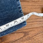 Mother the Dazzler Triple Stack high rise tie waist jeans great awakenings 27 Blue Photo 7