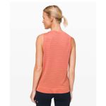 Lululemon Breeze By Muscle II Copper Clay Tank Top Relaxed Fit Hip Length Sz 6 Orange Photo 7