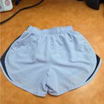 Nike  Dri-Fit Women's Athletic Shorts in Light Periwinkle and Navy Photo 1