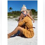 Emerson Fry Layla Dress Size M Honey organic cotton Yellow Size M Photo 6