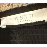 ASTR the Label Women's Feronia Top, black crop top, size Medium Photo 6