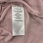 Vince Size M Pink Ribbed Knit 3/4 Sleeve Top Stretchy VX79183436 Photo 4
