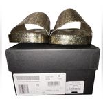 J.Crew  Sparkling Gold Slide Women’s Sandals New size 8 Photo 10