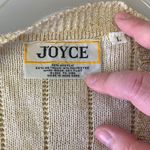 Vintage Joyce Gold Glitter Sweater Size M Photo 6
