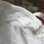 Eyelet Peplum Top White Photo 5