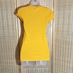 PINK - Victoria's Secret  Orange Yellow Football Tee Shirt Capped Sleeves XS Photo 9