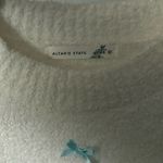 Altar'd State Sweater White with blue bows Photo 1