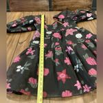 Amanda Uprichard  Theodora puff Tulle Dress Bordeaux XS ruffle floral mini dress Photo 8