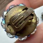 Flower / Bead Cluster Clip On Earrings Vintage 1 Hong Kong 1 West Germany 3 Pr Photo 6