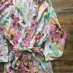 Soft Surroundings  Womens Blanca Floral Bath Robe Loungewear Pajamas Size 2X Photo 1