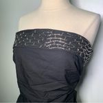 ZARA  BEADED STRAPLESS POPLIN TOP SIZE XXL festival party formal blogger’s fave Photo 6