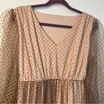 SheIn Polka Dot Sheer Overlay Maxi Dress M Photo 2