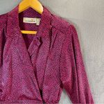 Liz Claiborne VTG 80s Blouse with Shoulder Pads Size 8 Retro Dopamine Dressing Photo 1