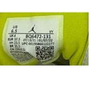 Shoes Nike Air Jordan 1 Mid White Lime Sneakers Size Women's 6.5 Photo 5