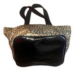Betsey Johnson Cheetah Shopper Tote Bag Purse Betseyville RARE Metallic Gold Photo 5