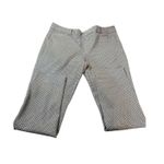 Banana Republic  Women Sloan Fit Crop Navy & Grey Dress Pants Size 4 Photo 0