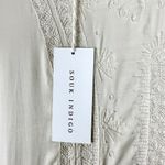Souk Indigo Cairo Embroidered Maxi Dress Cream/Ivory NWT Size Small Photo 12