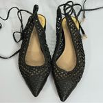 Antonio Melani Jennifer Sumko Newport Woven Black Sandals Photo 1