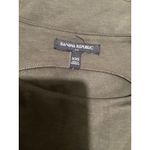 Banana Republic Top Womens XXS Dark Olive Green Sleeveless Fitted Stretch Shirt Photo 4