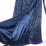City Chic New!  Athena Maxi sequin Dress navy blue,‎ size 24 Photo 9