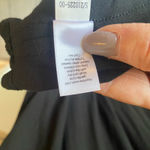 Athleta NWT  Black Asymmetrical Drape Dress Athleisure Lounge Women's size Medium Photo 4