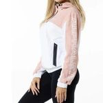 Alphalete  Women’s EXP Tech Windbreaker- Himalayan Pink, Size Large Photo 0