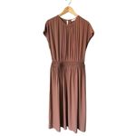 Everlane  The Gathered Midi Dress Size M Photo 4
