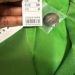 Topshop Green sleeveless Belted Double Breasted Blazer Photo 6